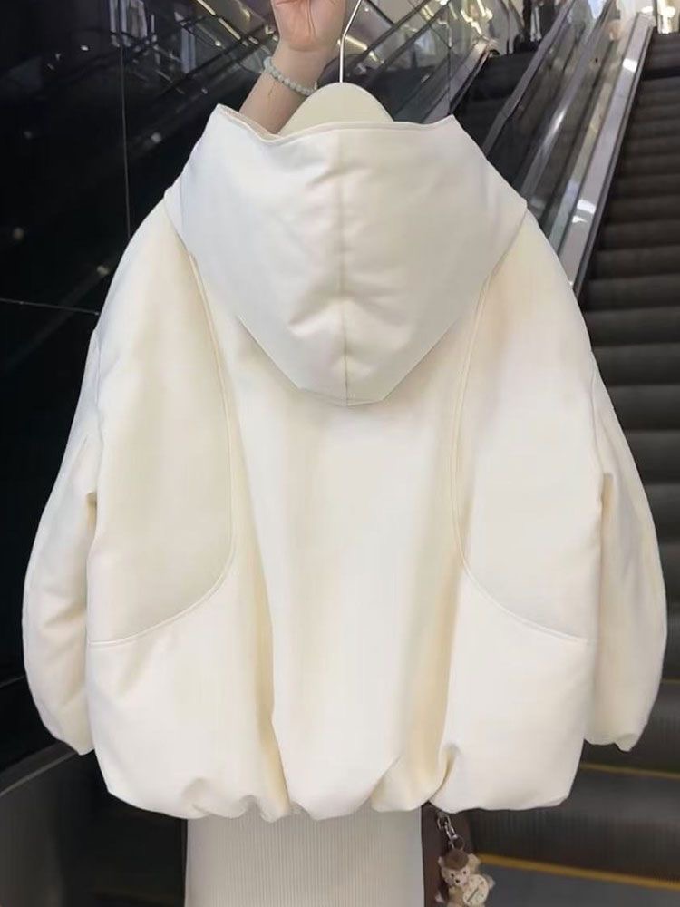 Women's Thickened Warm Hooded Cotton Coat Jacket